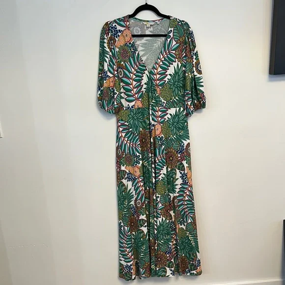 chinese dress ladies Boden Women's Carla Jersey Wrap Dress in Green main image 0